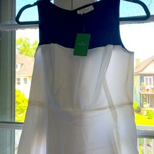 Kate Spade-Size 4-Never worn-white and black